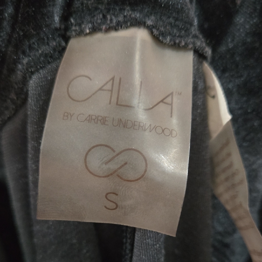 CALIA by Carrie Underwood Sz Small Black Velvet Pants - Picture 2 of 6